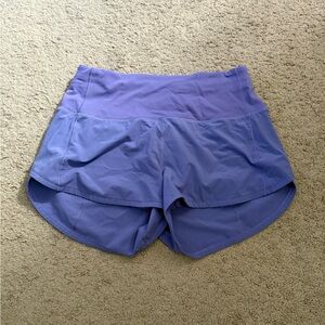 Lululemon speed up shorts 2.5” high rise